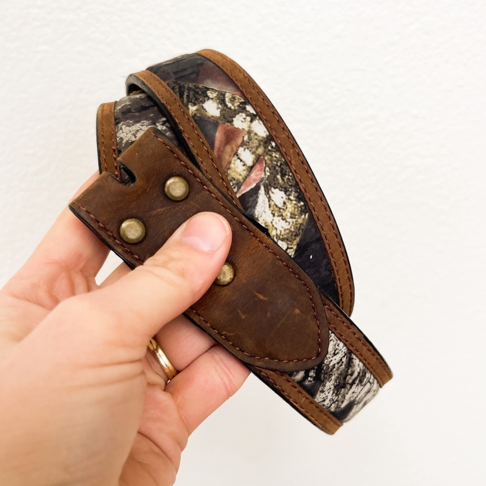 Nocona Belt Company Camo Leather Belt